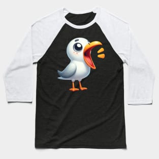 Cute Seagull Baseball T-Shirt